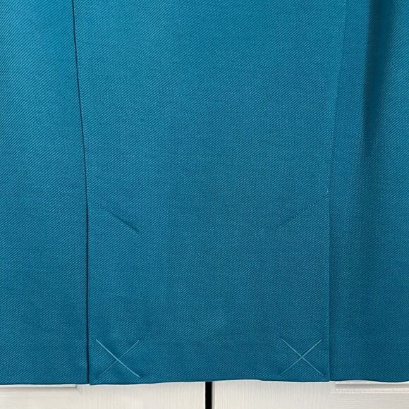 Cabi Turquoise Blue Sigourney Skirt Size 4 ( fits larger, see measurements) NWT - Picture 6 of 11